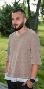 OFFBLOCK - Beige Knit Summer Top - Image 2