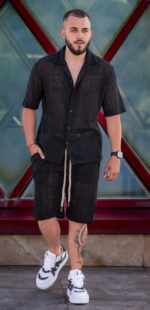 OFFBLOCK - Black Mesh Resort Set